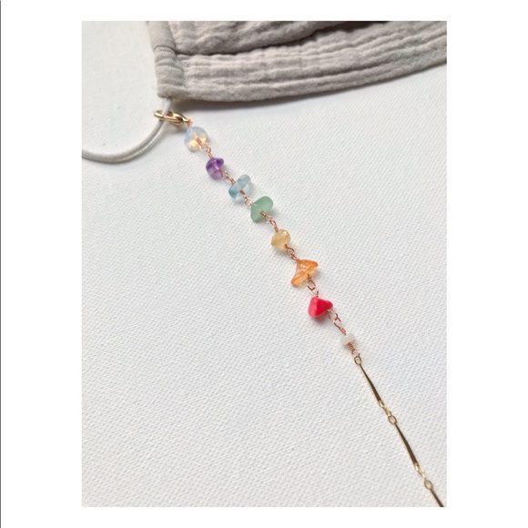 Rainbow 🌈 Mask Holder Chain Necklace
